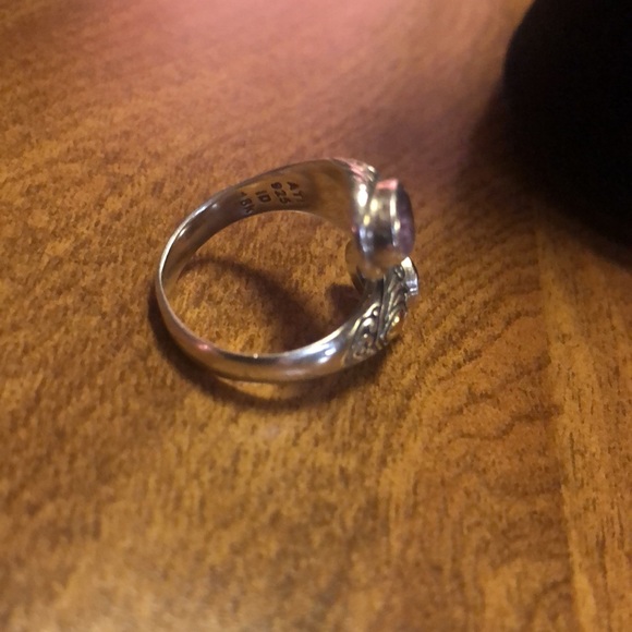 925 Sterling Silver Amethyst Ring Size 6 💍 - Picture 5 of 17